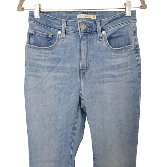 Levis 725 High Rise Bootcut Jeans  Womens Size 28 Medium Wash - Picture 3 of 7